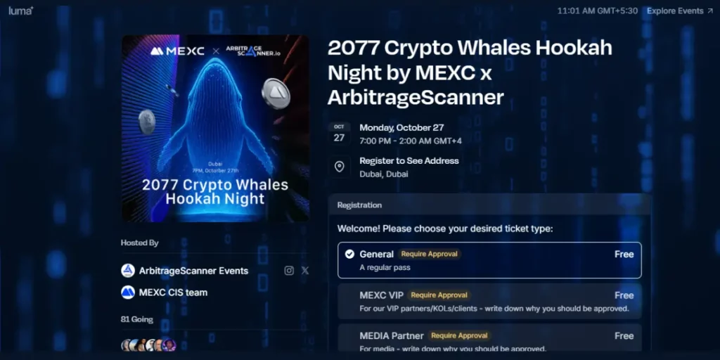 2077 Crypto Whales Night Dubai: The Ultimate Crypto Bash 2025 7 2077 Crypto Whales Hookah Night