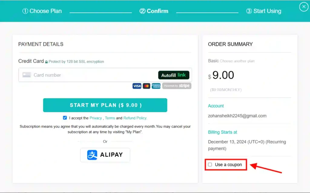 Exclusive BigSpy Coupon 2026: Get $114 Off + Free Trial 11 BigSpy - Use Coupon in CheckOut Page