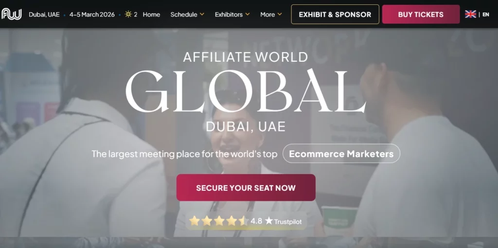 Affiliate World Dubai 2026: Why You MUST Be There (Top Secrets) 3 Affiliate World Global - Dubai 2026