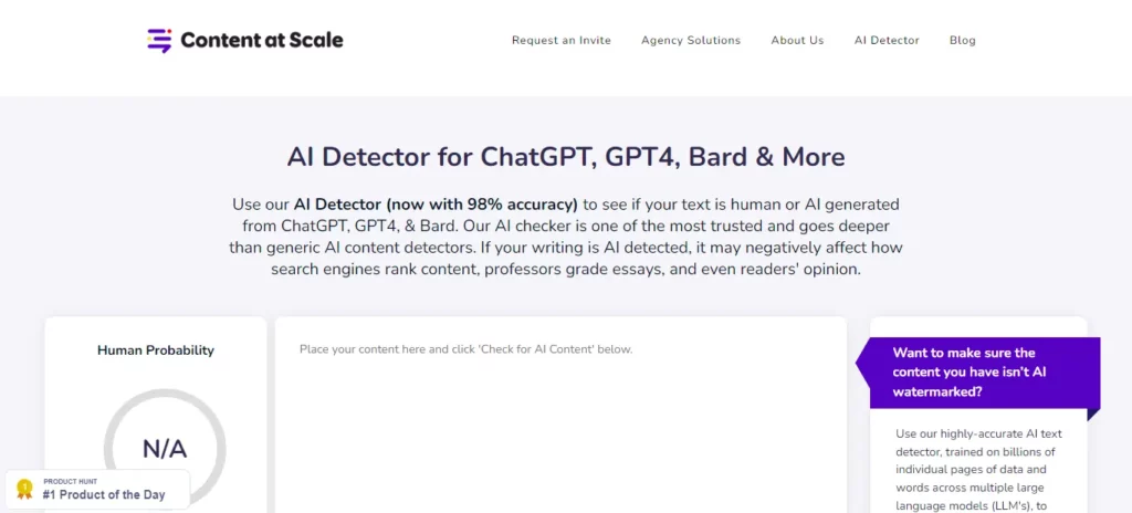 11 Best AI Content Detectors 2026 to Check Plagiarism ✓ Experts' Choice 4 Content at Scale