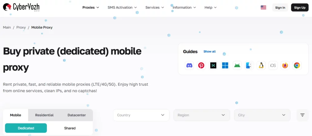 CyberYozh Review 2026: Mobile Proxies & Anti-Detect Features 3 CyberYozh Mobile Proxies