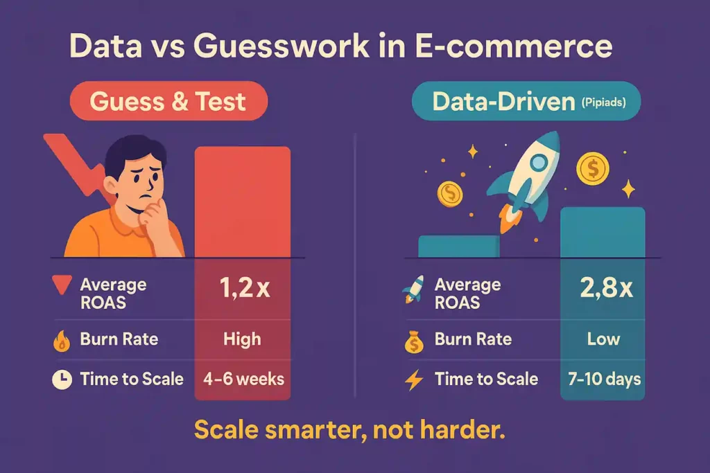 PiPiADS Data for TikTok: The E-commerce Scaling Cheat Code (2026) 2 Data vs Guesswork in E-commerce