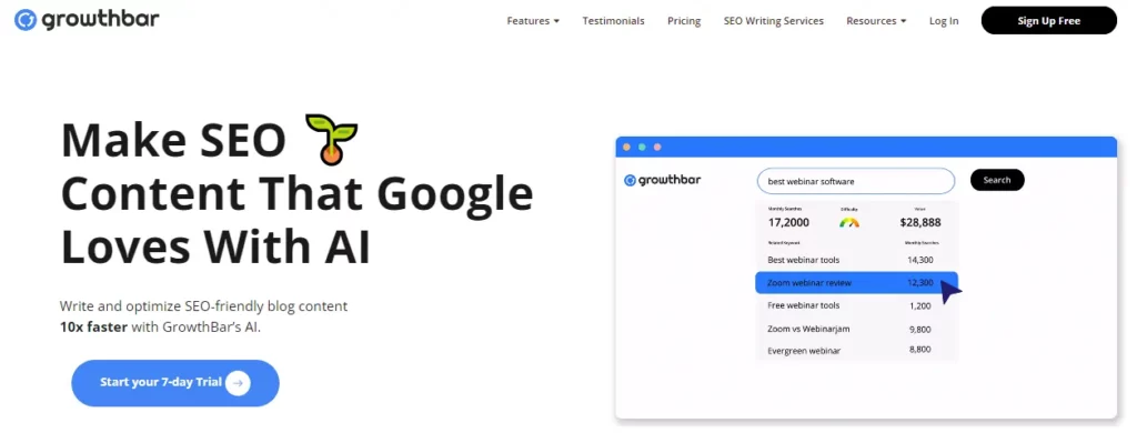 9 Best Squirrly SEO Alternatives for Over Powered SEO ➩ Experts Choice 🏅 7 Growthbar