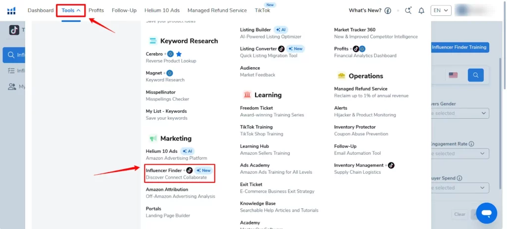 Helium 10 Influencer Finder Review: Next-Gen Amazon Growth Hack? 5 Helium 10 account
