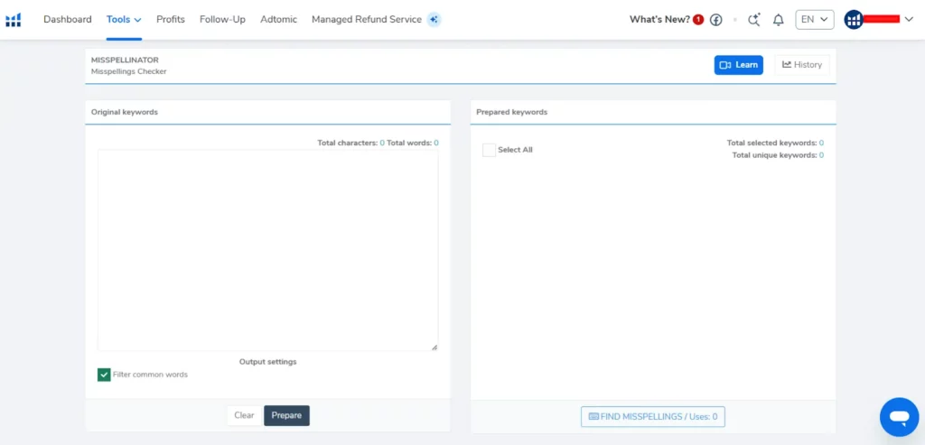 Helium 10 Review 2026: Ultimate Amazon Software (Why 9 Stars) 7 Helium 10 - Misspellinator