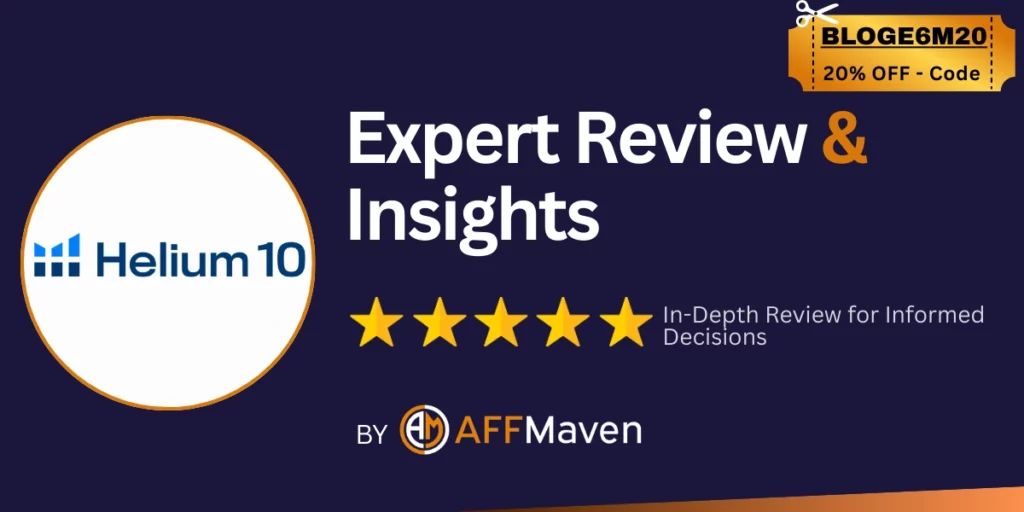 Helium 10 Review 2026: Ultimate Amazon Software (Why 9 Stars) 1 Helium 10 Review