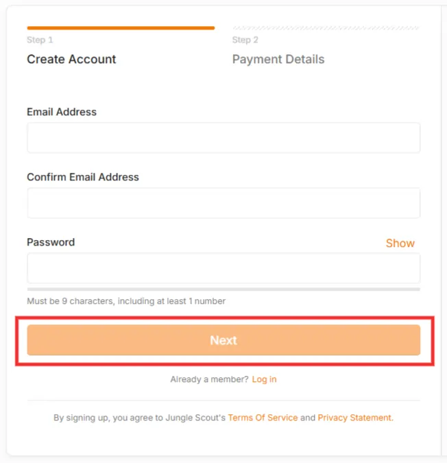 Jungle Scout Coupon: Save Up to 60% on Amazon Seller Tools 13 Jungle Scout Create Account