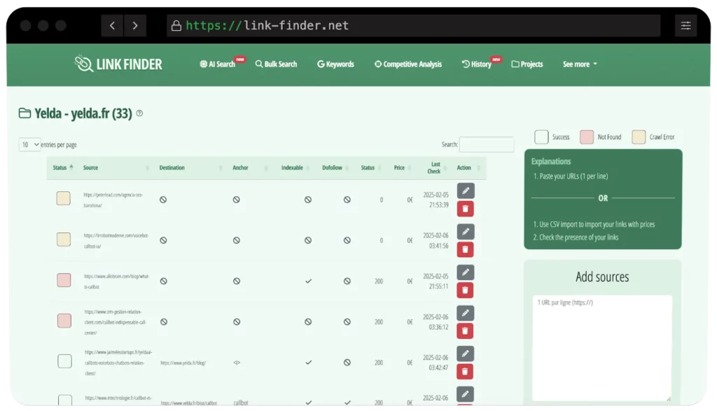 LinkFinder Review 2026: The Link Building Tool Every SEO Needs? 9 LinkFinder - Backlink Monitoring