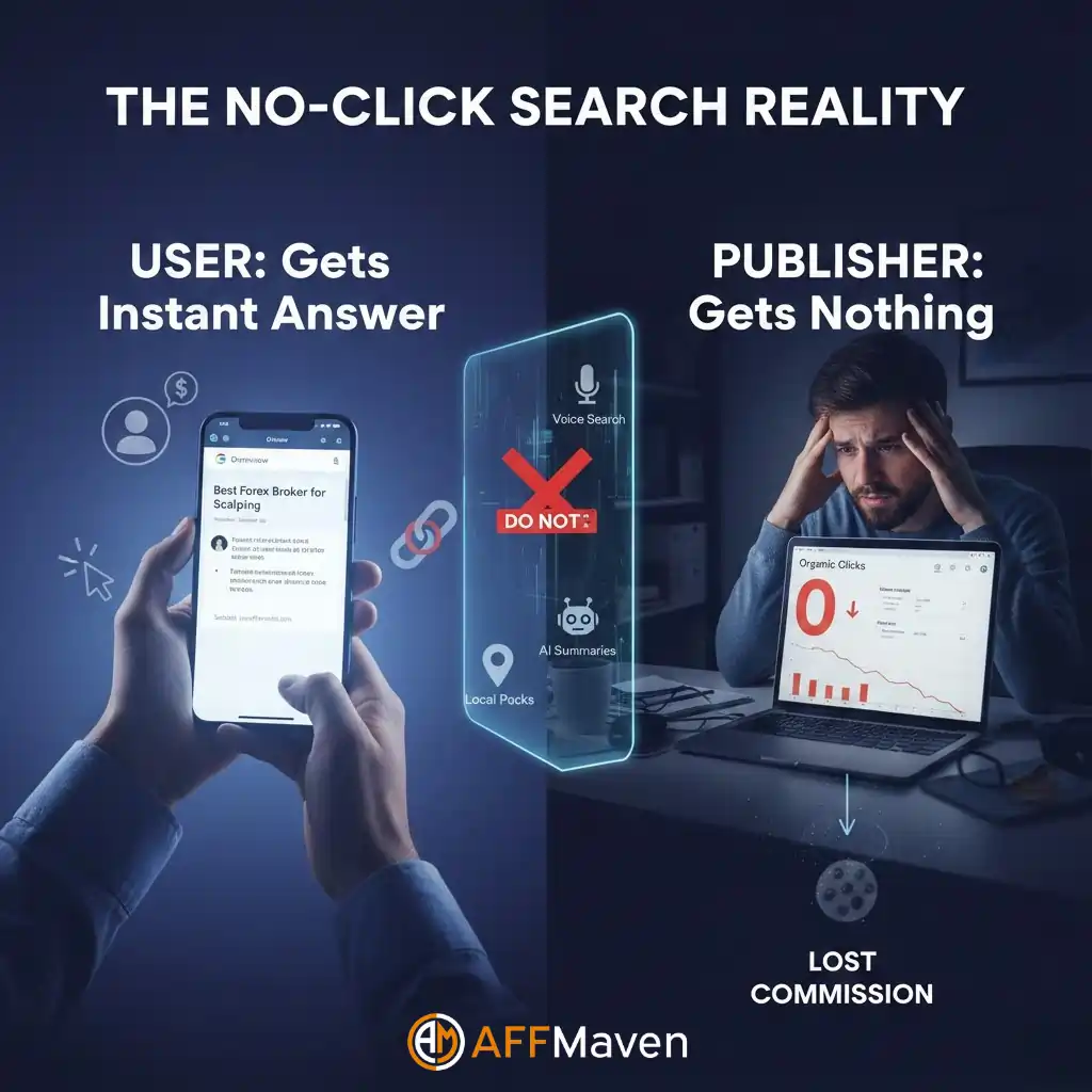 Zero Click Search Attribution Guide for Forex Affiliates (2026) 2 No-Click Search Reality