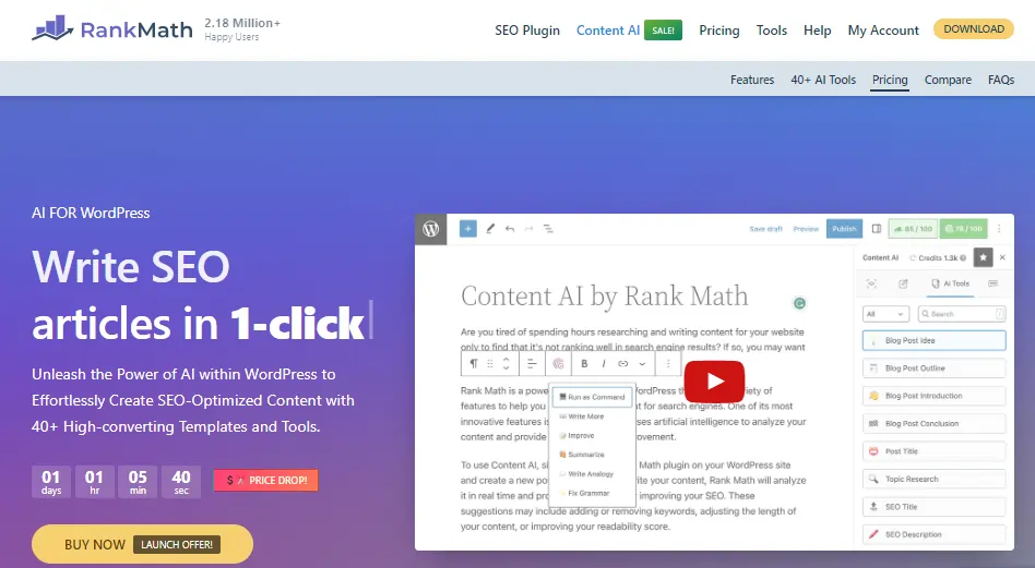 9 Best Squirrly SEO Alternatives for Over Powered SEO ➩ Experts Choice 🏅 4 Rankmath Content AI #1 Squirrly SEO Alternatives
