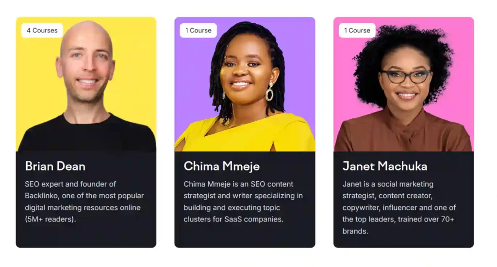 Semrush Academy Review: Free Marketing Training – Hype or Hit? 5 Semrush Academy - Instructor Spotlight