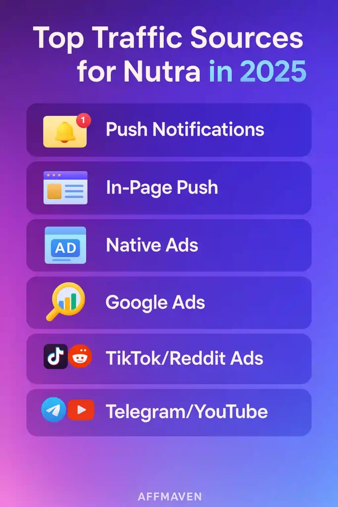 Nutra in Traffic Arbitrage 2026: The Ultimate Guide for Affiliates 5 Top Traffic Sources for Nutra