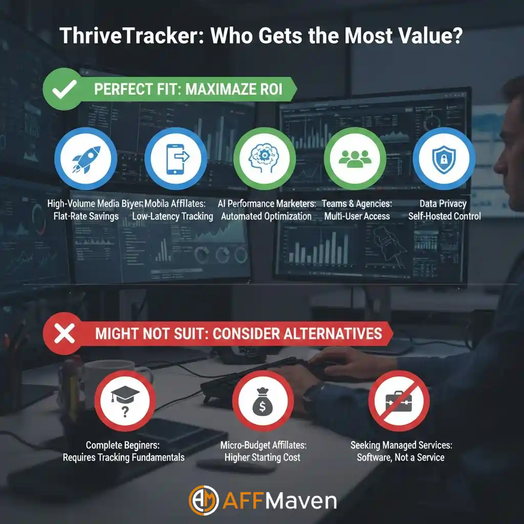 ThriveTracker Review 2026: Scaling ROI with AI Optimization! 15 ThriveTracker Ideal Users