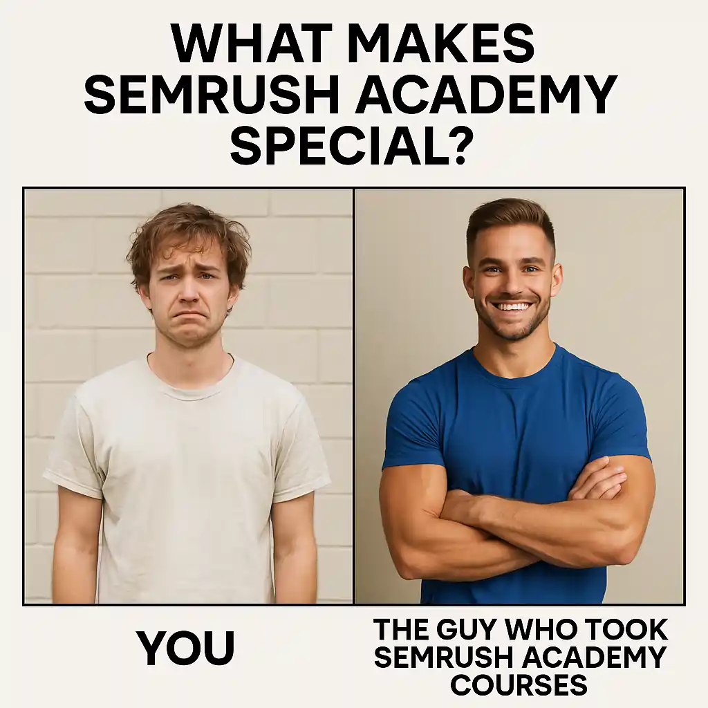 Semrush Academy Review: Free Marketing Training – Hype or Hit? 3 SEMRush Academy Meme